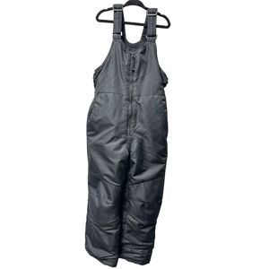 Boys All In Motion Black Snowsuit Bibs XS 4/5